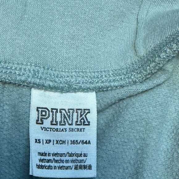 PINK VICTORIA’S SECRET Women’s Light Green Lace-Up Drawstring Lounge Shorts Size - Picture 3 of 5